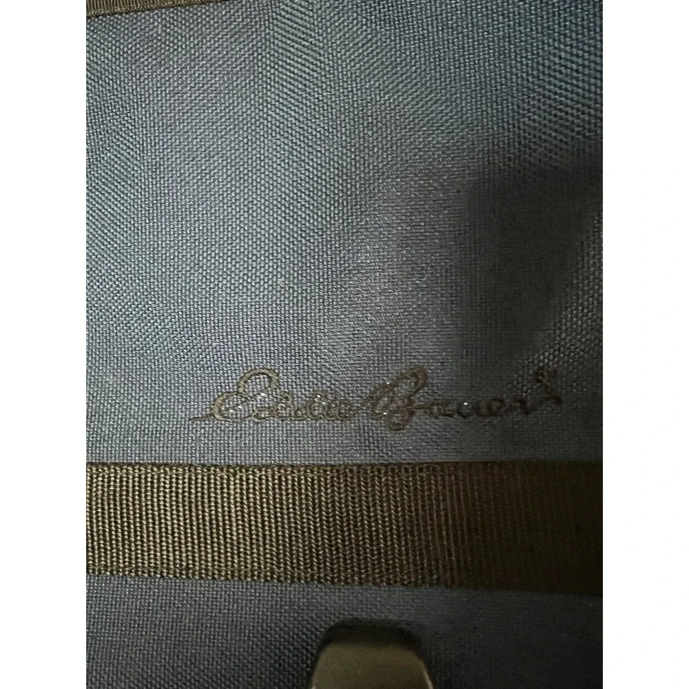 Eddie Bauer Crossbody Messenger Bag‎ Navy Blue Carry On Pack with Laptop Cushion